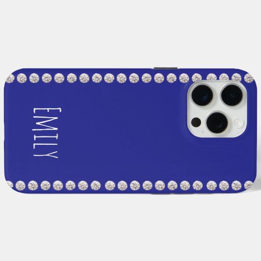 モダンでエレガントな可愛らしいシンプルな輝き Case-Mate iPhoneケース (裏面 (横))