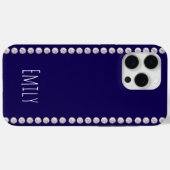 モダンでエレガントな可愛らしさとシンプルさを兼ね備えた輝き Case-Mate iPhoneケース (裏面 (横))