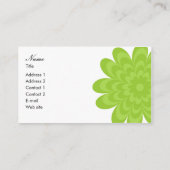 モダンでエレガントな名刺かネットワーキングカード 名刺 (裏面)