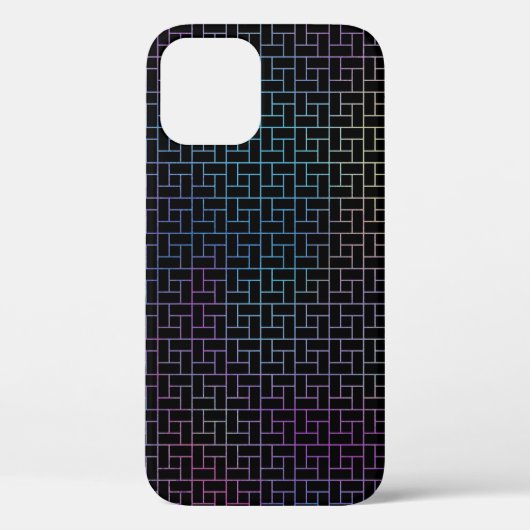 モダンでエレガントな抽象的なカラフルバスケット柄 | Case-Mate iPhoneケース (裏面)