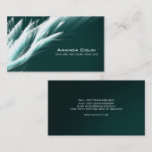 モダンでエレガントな抽象芸術のお洒落なビジネス 名刺 (正面/裏面)