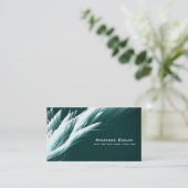 モダンでエレガントな抽象芸術のお洒落なビジネス 名刺 (スタンド正面)