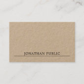 モダンでエレガントな最小主義の専門の平野のカッコいい 名刺 (正面)