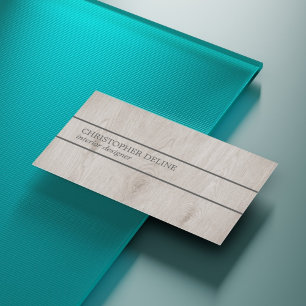 モダンでエレガントな木の灰色はインテリア・デザイナーを並べます 名刺