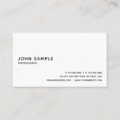 モダンでエレガントな白人のプロフェッショナルのお洒落な平野 名刺 (正面)