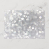 モダンでエレガントな結婚式の宿泊施設カード エンクロージャーカード (裏面)