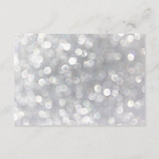 モダンでエレガントな結婚式の宿泊施設カード エンクロージャーカード (裏面)