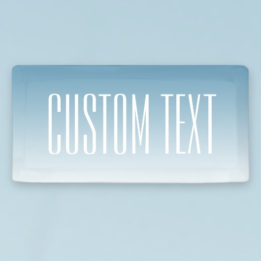 モダンでエレガントな編集可能なテキストとオンブレカラー 横断幕