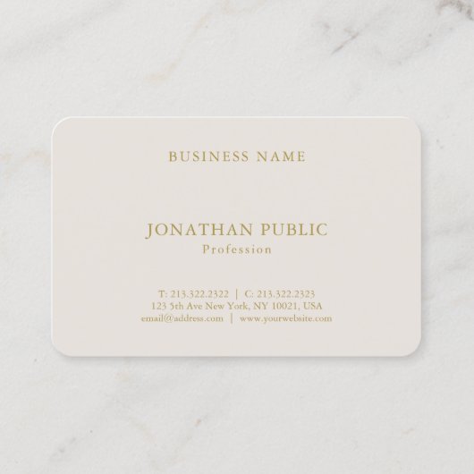 モダンでエレガントな色の専門のテンプレートの贅沢 名刺 (裏面)