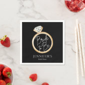 モダンでエレガントな花嫁のシャワー スタンダードカクテルナプキン (インサイチュ)