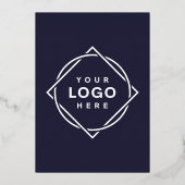 モダンでエレガントな5" x 7" ホイル招待状 箔招待状 (裏面)