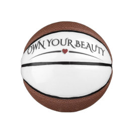モダンでエレガントな「Own Your Beauty(あなた自身の美しさを受け入れろ)」チックピック ミニバスケットボール