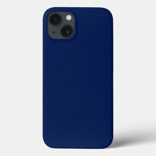 モダンでカスタマイズ可能で王室のな濃紺、 Case-Mate iPhoneケース (裏面)
