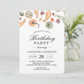 モダンでカラフルなパンプキンオータム 招待状 (スタンド正面)