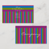 モダンでカラフルなビジネス 名刺 (正面/裏面)