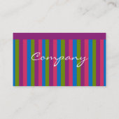 モダンでカラフルなビジネス 名刺 (裏面)