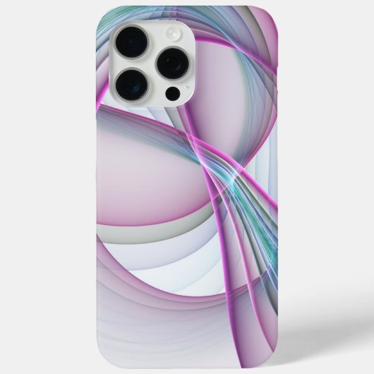 モダンでカラフルな抽象的フラクタルアートが動きを表現 Case-Mate iPhoneケース (裏面)