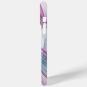 モダンでカラフルな抽象的フラクタルアートが動きを表現 Case-Mate iPhoneケース (裏面 / 左)