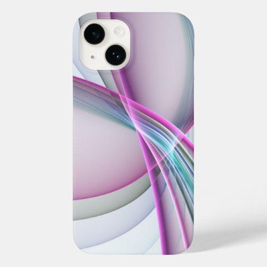 モダンでカラフルな抽象的フラクタルアートの動き Case-Mate iPhoneケース (裏面)