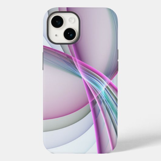 モダンでカラフルな抽象的フラクタルアートの動き Case-Mate iPhoneケース (裏面)