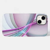 モダンでカラフルな抽象的フラクタルアートの動き Case-Mate iPhoneケース (裏面 (横))