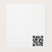 モダンでクールなカスタムQRコード技術プロフェッショナル 名刺 (内部フラット)