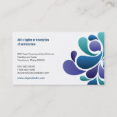 モダンでクールな動きの名刺 名刺 (裏面)