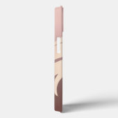 モダンでクールな女性の顔のシルエット Case-Mate iPhoneケース (裏面 / 右)