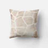 モダンでグランジなキリンアフリカパターンクッション クッション (裏面)