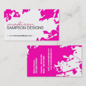 モダンでグランジな名刺 名刺 (正面/裏面)