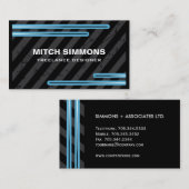 モダンでグランジな名刺 名刺 (正面/裏面)