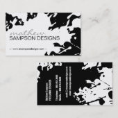 モダンでグランジな名刺 名刺 (正面/裏面)