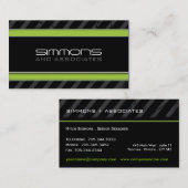 モダンでグランジな名刺 名刺 (正面/裏面)