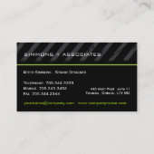 モダンでグランジな名刺 名刺 (裏面)