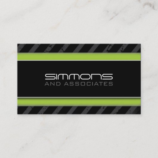 モダンでグランジな名刺 名刺 (正面)