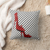 モダンでシックで赤いスパンコールがついたハイヒールポンプ クッション (ブランケット)