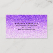 モダンでシンプルでエレガントなタイポグラフィのロイヤリティカード 名刺 (裏面)