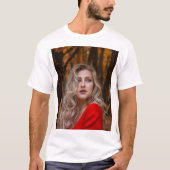 モダンでシンプルなカスタム1枚の写真 Tシャツ (正面)