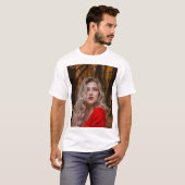 モダンでシンプルなカスタム1枚の写真 Tシャツ (正面フル)