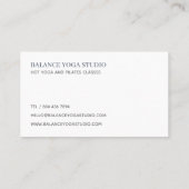 モダンでシンプルなティール(緑がかった色)の水彩画の背景 名刺 (裏面)