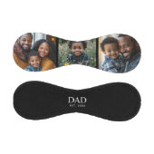 モダンでシンプルなブラックの3枚の写真 Dad Established 野球ボール (パネル)