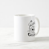 モダンでシンプルな孫の誕生日ギフト コーヒーマグカップ (正面右)