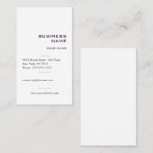 モダンでシンプルな専門の名刺 名刺 (正面/裏面)