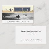 モダンでシンプルな最小主義の写真撮影|の2写真 名刺 (正面/裏面)