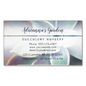 モダンでシンプルな植物の水気が多い子供部屋の写真 マグネット名刺 (正面)