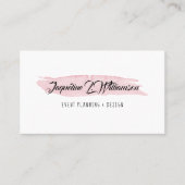 モダンでシンプルな水彩画の洗浄芸術のデザインビジネス 名刺 (正面)