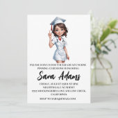 モダンでシンプルな看護ピン授与式の招待状 招待状 (スタンド正面)