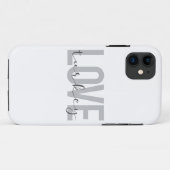 モダンでシンプルな都会的なクールデザイン ターキーを愛する Case-Mate iPhoneケース (裏面(横))