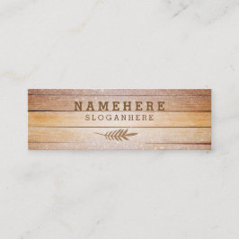 モダンでスタイリッシュなグリッターの木製の小型名刺 スキニー名刺