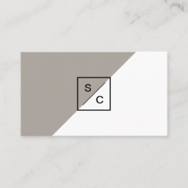 モダンでスタイリッシュなモノグラムの名刺No.1 名刺